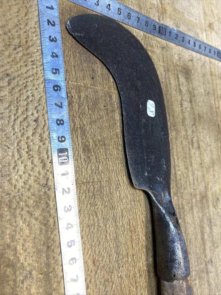 n° 28 Old tool / OUTIL ANCIEN, Petite serpe De Gaucher Forgée 19eme - Photo 2/4