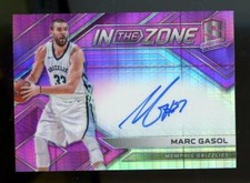 MARC GASOL 2017-18 PANINI SPECTRA PRIZM IN THE ZONE AUTO #11/25