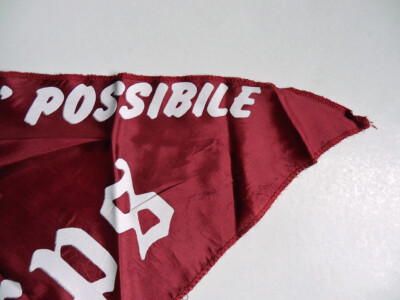Écharpe / Foulard Ultras Torino Calcio Vintage - Couleurs Granata, Vintage, Fabriqué En Italie