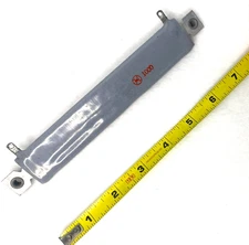 1000 Ohms H-H Inc Chassis Mount Wirewound Flat Resistor 75W 5% 7-5/16" Long