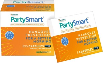 15 Party Smart Kapseln Ayurveda lindert After Party Effekte | Ablaufdatum 02/2027| UK 