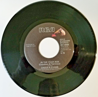 Zager and Evans - In the Year 2525 SINGLE 45 RPM 7
