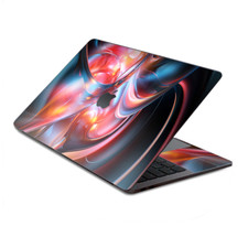 Skin Decal Wrap for MacBook Pro 13" Retina Touch abstract blown glass colors