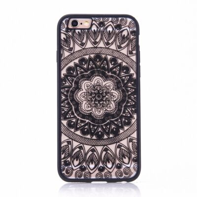 Huawei Nova 2 Handy Hülle Mandala Case Schutzhülle Motiv Etui Kreis Schwarz Neu