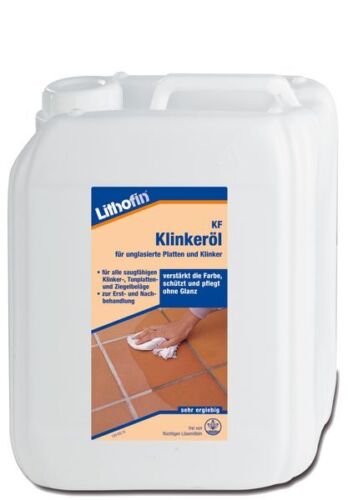 (15,00€/1l) Lithofin KF Klinkeröl 5 Liter Öl Fleckenentferner Pflege Farben kräf - Bild 1 von 1