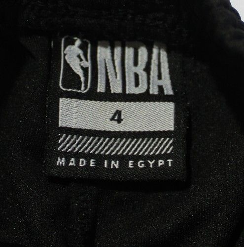NBA Boy's Logo Side-Stripe Basketball Shorts RH7 Black Size 4T - Picture 3 of 4