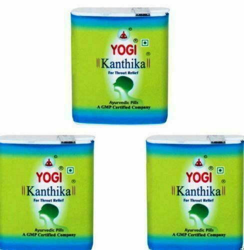 Pastilles Yogi Kanthika Pour Soulager Les Maux De Gorge - Ayurveda - Sans Sucre - 140 Comprimés