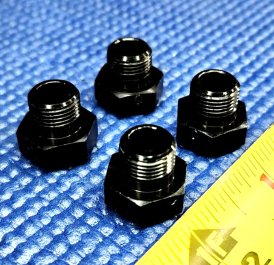 *NEW* ARRMA 17mm BLACK HEX HUBS PINS HEXES 6S FIRETEAM AR311117