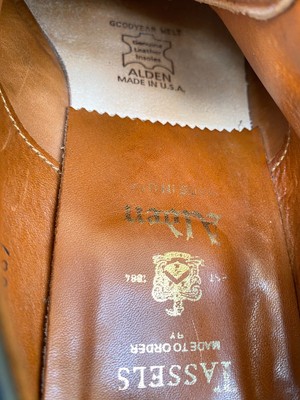Shell Cordovan V-Tip Blucher Shoe