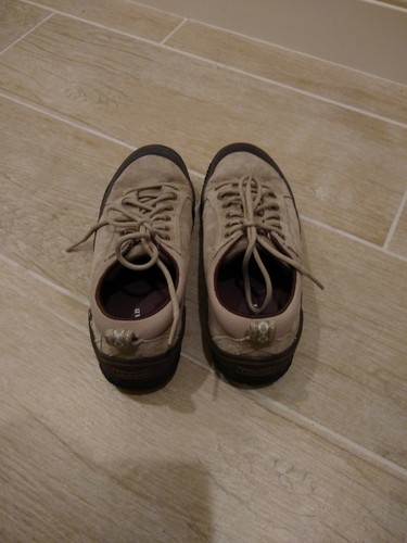 LL Bean Outdoor Walking Women's Brown Shoe Laces Suede Size 8M Model 05455 - 第 5/9 張圖片