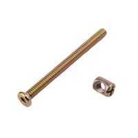 10-pack Hexagon Socket Head Cap Screw Bolt 3-1/4' Barrel Nut Carbon Steel Zinc 10-pack Hexagon Socket Head Cap Screw Bolt 3-1/4' Barrel Nut Carbon Steel Zinc