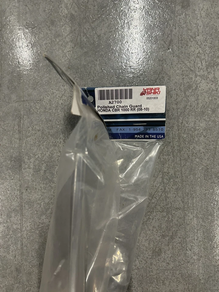 Cubierta protectora de cadena de aluminio pulido para motocicleta Honda CBR1000RR 2008-2014, nueva Foto 2 de 2