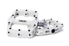 Theory Median BMX Wheelie Bike Pedali Piattaforma Sigillati - Perni Rimovibili - Bianco