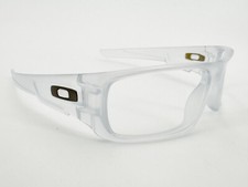 NOS Oakley Crankshaft OO9239-09 Sunglasses FRAMES Matte Clear Gunmetal J326