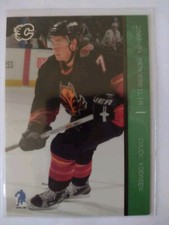 2003-04 Be A Player BAP Memorabilia Emerald Green Chuck Kobasew 04/10