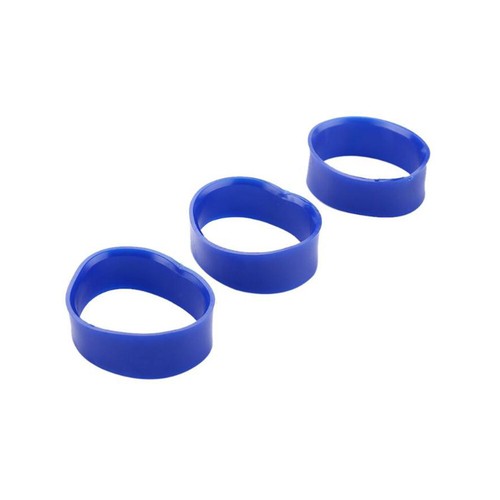 Turbo Air Intake Fan & 3pcs Rubber Holder for Universal Air Intake Hose Blue  - Picture 7 of 9