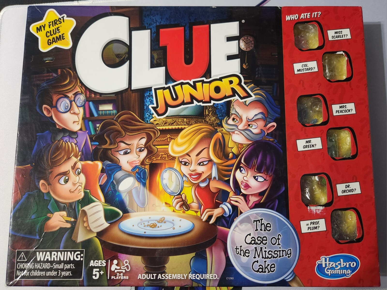 2015 Clue Jr. Junior Interactive Board Game Hasbro Complete NO ...