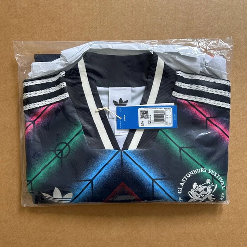 Glastonbury Festival x Adidas Originals Football Shirt - size LARGE - FAST SHIP