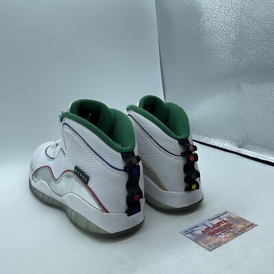 Size 10.5 - Air Jordan 10 Retro Wings White Orange Green Black