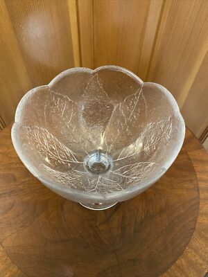 KOSTA BODA Party Leaf Pedestal Bowl Dish Warff Vintage | eBay