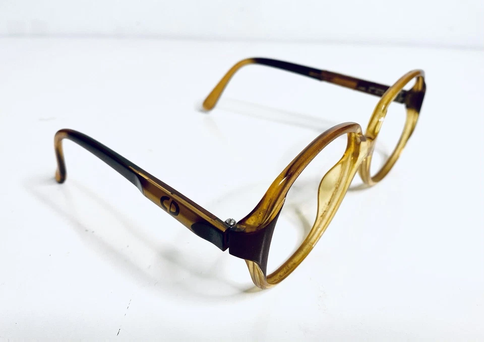 Gafas Mariposa Lucite Ámbar Naranja Ámbar De Colección Christian Dior Alemania 2262 56 16 135 Foto 4 de 4