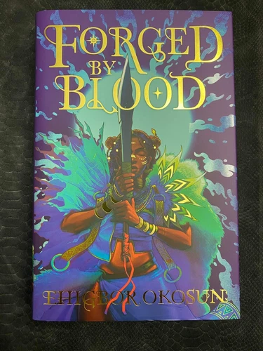 Fairyloot Exclusive Forged By Blood by Ehigbor Okosun Signed Stenciled Edges