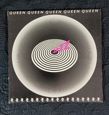 Queen - Jazz (EX to VG+) original w/POSTER 1978 6e166 vinyl