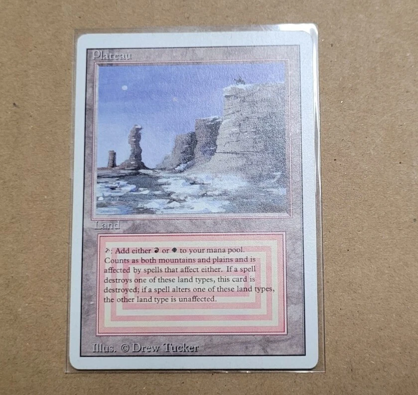 MTG Plateau Revised Edition Regular Rare MP/LP 3ED | eBay