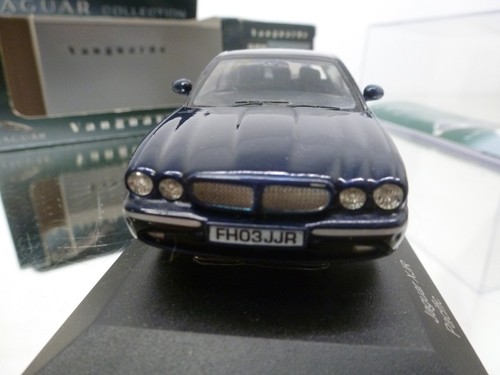 VANGUARDS 09100 JAGUAR XJR SALOON - PACIFIC BLUE METALLIC 1:43 - GOOD IN BOX - Picture 8 of 9