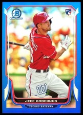2014 Bowman Chrome Blue Refractor #4 Jeff Kobernus /250 Rookie