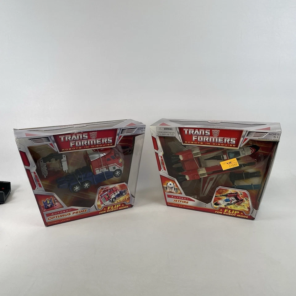 Hasbro Transformers Robots in Disguise Optimus Prime & Jetfire Voyager NIB RIB - Image 2 of 4