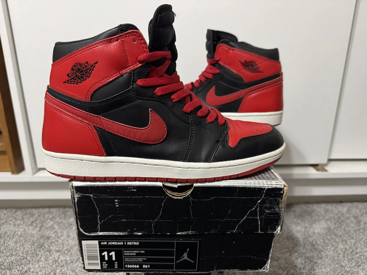 特別価格 即発送airjordan1 sample bred 2001 28cm Jordan 1 Retro Bred (2001) – YankeeKicks Online