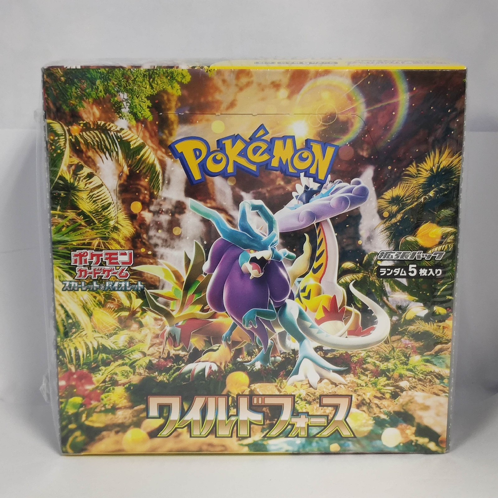 Japanese Pokemon Card Scarlet &amp; Violet Booster Pack Wild Force sv5K