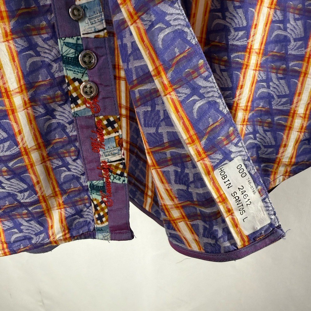 Robert Graham Printed Button Up Collared Shirt in… - image 4