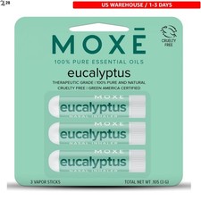 Compact Eucalyptus Nasal Inhaler Trio for Stress Relief  Congestion Relief