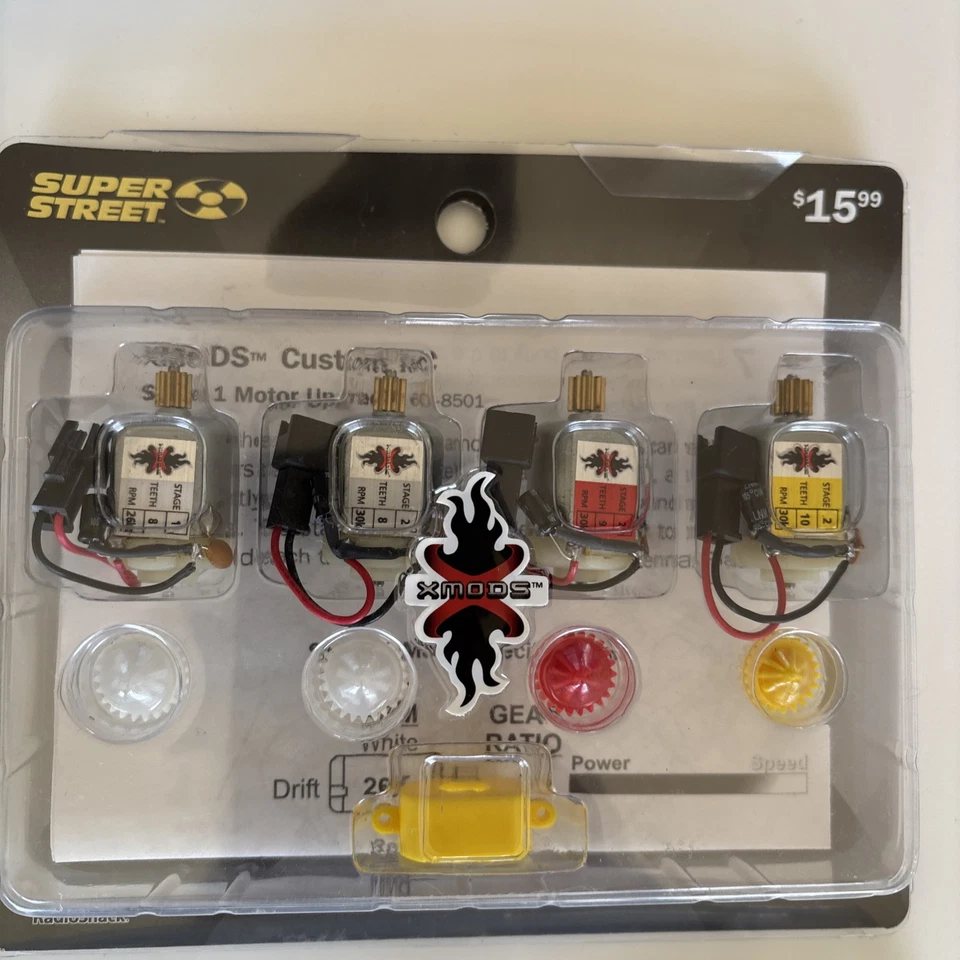 XMods Acura RSX rc Car In Case With Sealed Extra Parts And Carry Bag - Image 4 of 4