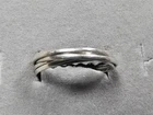 GRANDMA GRABE'S BEAUTIFUL VINTAGE STERLING SILVER 6 BANDS 2.34G RING SIZE 7.5