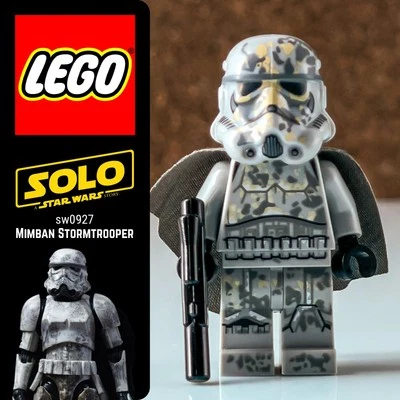 🌈 LEGO Mimban Stormtrooper SW0927 Minifigure Star Wars Solo - Photo 1/4