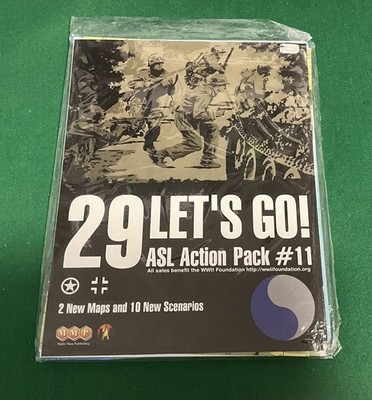MMP ASL Action Pack #11 29 LET S GO 2 new maps 10 new scenario OOP 2015 SEALED 
