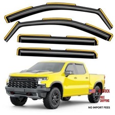 in-Channel Window Rain 2019-2026 Chevy Silverado/GMC Sierra 1500 Crew Cab