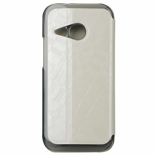 Flip Case Business Tab Pouch Case Cover HTC One Mini 2 Stand Book White - Image 2 of 3