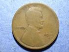 1911-D Lincoln Cent  VG