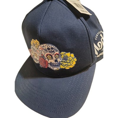 New- Mister Cartoon Modelo  Era Dia De Los Muertos Skull Blue Hat