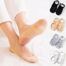 Ball of Foot Cushion Socks Metatarsal Pads Toe Toppers Socks Forefoot Pads Socks