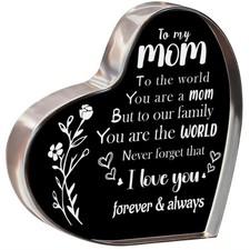Gifts for Mom Acrylic Keepsake I Love You Mother Christmas Birthday Valentine Gi