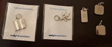 Lot of 5 Weight Watchers WW Award Charms, 2 New In Pkg, 3 Used