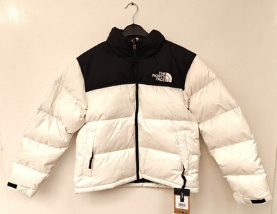 The North Face 1996 Retro Nuptse Daunen-Jacke für Damen White Dune / TNF Black