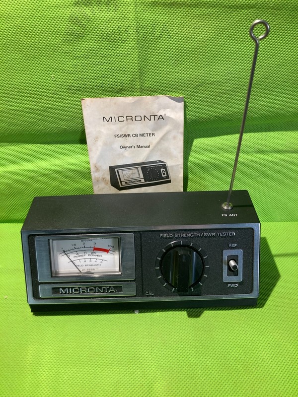 POWER,Field Strength ,REFLECTED POWER ,Meter for CB and Ham Antennas TUNING TOOL