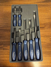 Snap-on Power Blue Hard Handled 7-piece Screwdriver Set Sddx70amb