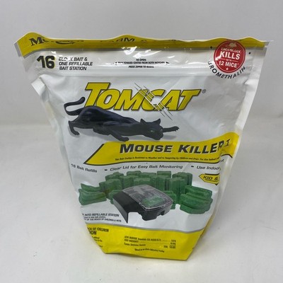 Tomcat Mouse Killer Child Resistant, Refillable Station